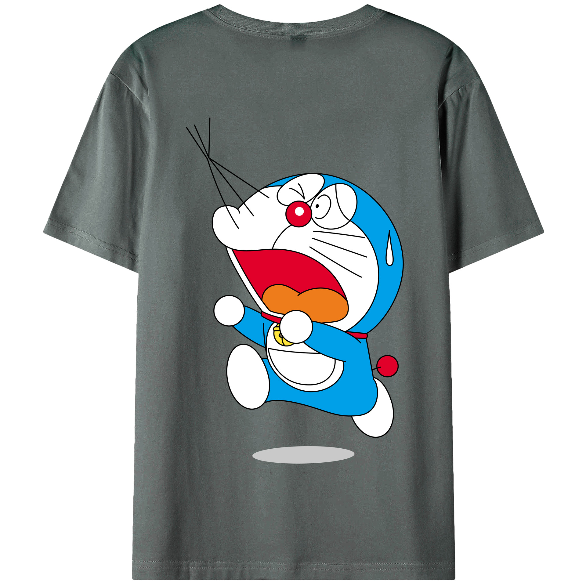 （画像用） ドラえもん Doraemon 綿100％半袖Tシャツ（背面プリント）